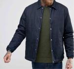 100% Cotton Denim Mens Flight Jacket With Custom Logo Autumn Season