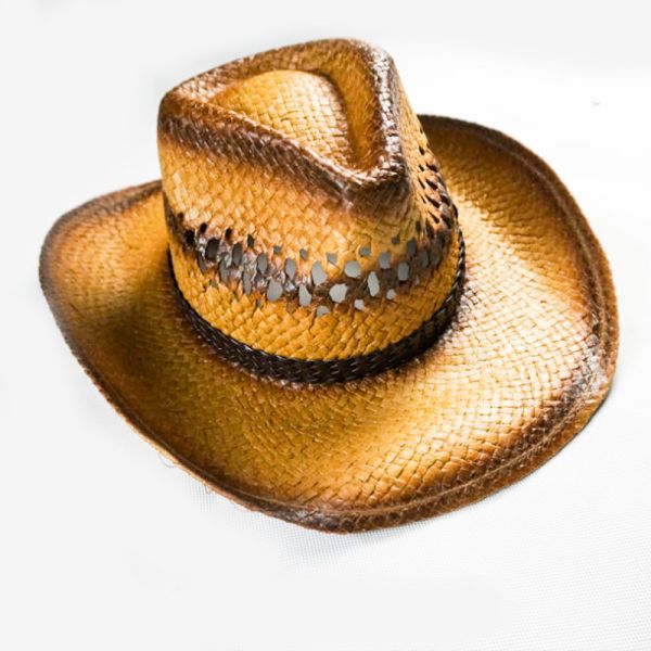 2017 New Style Handmade fashion paper straw hat women hollow out beach summer wide brim cowboy hat for adults