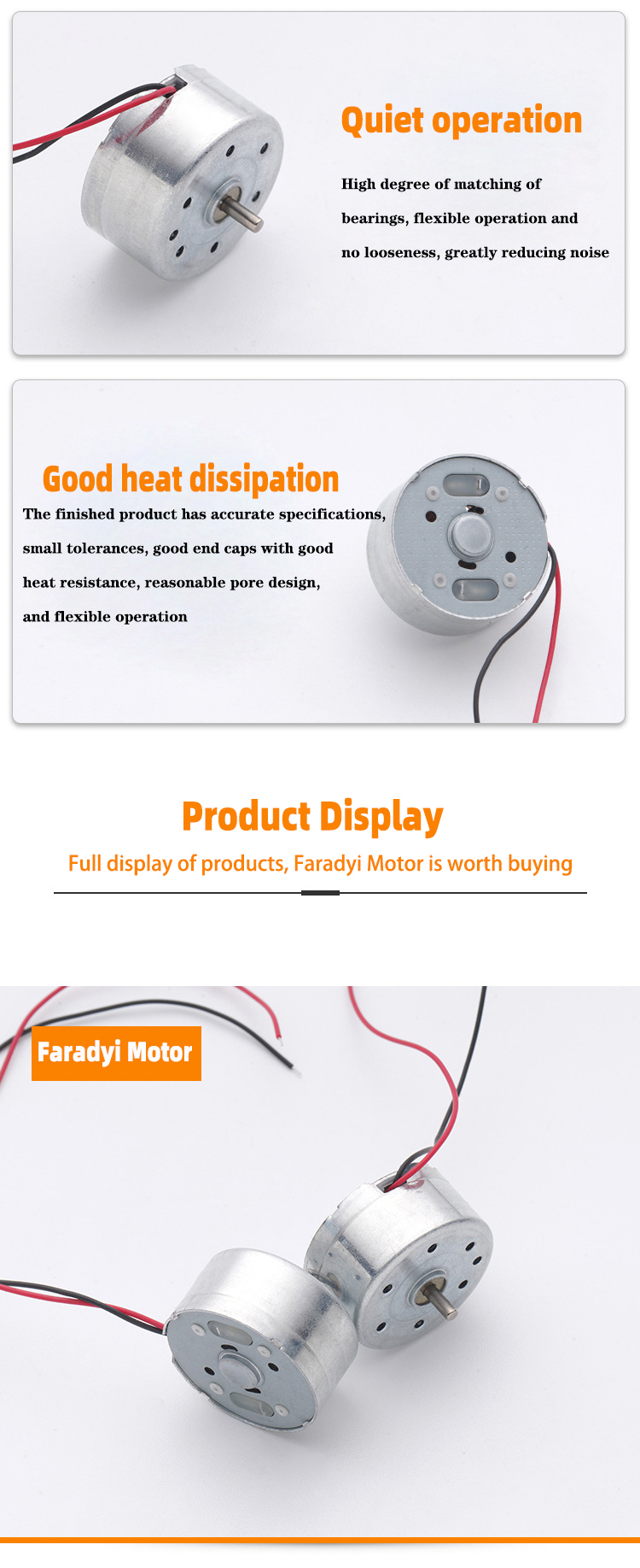 24mm 3V 1.5V Micro Brushed Dc Motor 4000RPM For Home Application