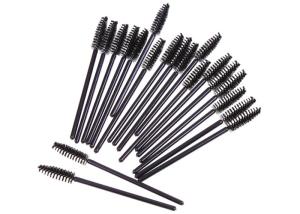 Wholesale Black Artificial Fibers Brushes Cosmetic Beauty Tools For Eyelashes / Eyebrows from china suppliers