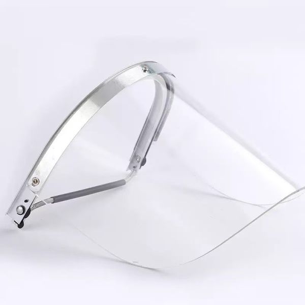 Transparent Protective Face Shield with Full-Face Coverage Ideal for Medical Settings and Laboratories
