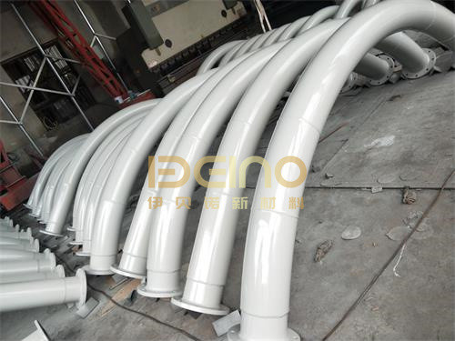 Alumina Wear Resistant Ceramic Tube Abrasion Resistance ISO Certificate