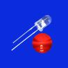 Buy cheap Through Hole LED 5mm 630nm Red Color Clear Lens Round With Flange For Illuminati from wholesalers