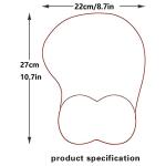 280g or 320g Thickness Customized Silicone Mouse Pad with Sexy Girl Breast Wrist