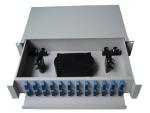 Sliding Fiber Optic Patch Cord Rack Mount , Fiber Optic Distribution Frame