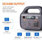 Explorer Solar Energy System 518Wh Outdoor Solar Generator With 500W AC Outlet
