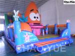 Colorful Spongebob squarepants inflatable playground(CYFC-06)