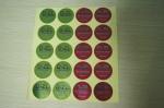 Round Paper Shrink Sleeve Packaging , Adhesive Sticker Labels For Activated Nuts