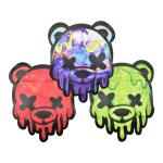 Child Proof Irregular Shaped Bags Zipper Heat Seal Die Cut Mylar Bags Plastic