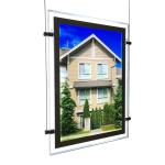 Aluminium Real Estate Display Light Box Frame Backlit Acrylic Advertising