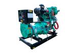 50Hz 30kW 4BTA3.9 Cummins Marine Diesel Generator With Stamford Alternator