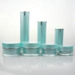 Plastic Makeup Pump Bottle Cosmetics 50ml Acrylic Custom color For Lotion Cream