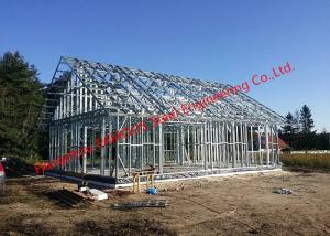 Wholesale Galvanized H - Beam Steel Structure Framing Systems For Workshop Or Villa House from china suppliers