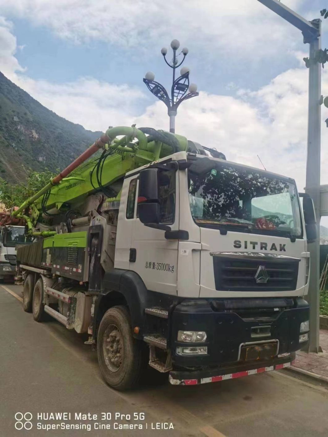 2021 Sitrak 50m Concrete Pump Truck with Mercedes Benz Chassis Truck Mounted Pump