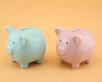 OEM 800g Ceramic Pig Piggy Bank 5 Color small middle and big size