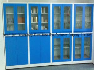 China 1.8m Height Small Steel Storage Cupboards 1.0mm Thickness Material With PVC Handles on sale
