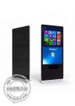 86 Inch Free Standing Digital Signage High Brightness Touch Screen Digital