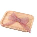 Gift Wrapping 25mm Organza Ribbon Korea 2.5cm Sheer Wired Ribbon