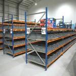 Corrosion Protection Metal Longspan Warehouse Shelving Medium Light Duty Steel