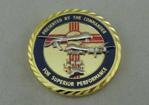 Wholesale Superior Performance Personalized Coins , Copper Stamped Gold / Nickel Plating Diamond Edge from china suppliers
