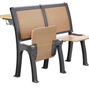 Wholesale Classic Iron Wooden Stadium Tip Up Foldable Chair For University Lecture Hall from china suppliers