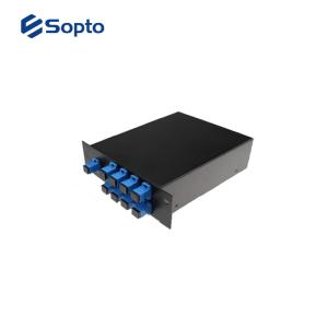 Wholesale Plugin Fiber Optic PLC Splitter , High Performance 1x8 PLC Splitter from china suppliers