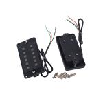 5 Magnet Alnico Humbucker Pickup Set N17.9K/B18.8K With Carbon Fiber Cover