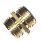 3/4" Garden Hose Adapter , JIS Female To Female Brass Connector