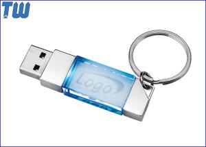 Wholesale Crystal 64GB USB Flash Disk 360 Degree Logo Viewing Key Ring Attach from china suppliers