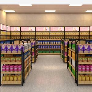 Wholesale Hot Sale Cold Rolled Steel Metal Supermarket Shelves from china suppliers