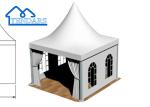 3X3 5X5 6X6 Steel Aluminum White Pvc Pagoda Marquee Tent Forparty, Event,