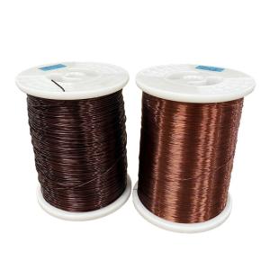 Wholesale Non Weldable Enameled Copper Winding Wire 0.1mm - 2.20mm Overcoat Polyamide from china suppliers