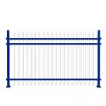Courtyard PVC Coated Galvanised Steel Palisade Fencing ODM OEM