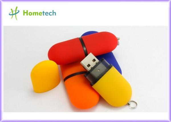 Quality Plastic Pendrive 2GB 4GB , Round USB Key 2GB with Logo ,Yellow Promotional Gift USB Drives for sale
