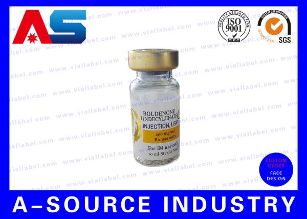 Prescription 10ml Vial Labels Bodybuilding Mix , Adhesive Sticker Labels For