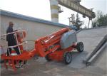 Telescopic Self Propelled Boom Lift 4*2 AC Drive With Manual Emergency Pump