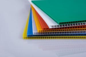 Wholesale Customized Plastic Corrugated Sheet Green 4mm PP Plastic Hollow Sheet Corflute Sign from china suppliers