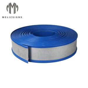 Wholesale Color Steel Core Trim Cap Blue Color Rubber 33.3 Meters Channel Letters Trim Coil Cap from china suppliers