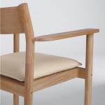 Fabric Wood Upholstered Chair for Wine Cellar and Elegant Dining Experience