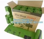 eco friendly epi biodegradable dog poop bags on roll, Cornstarch Based Eco
