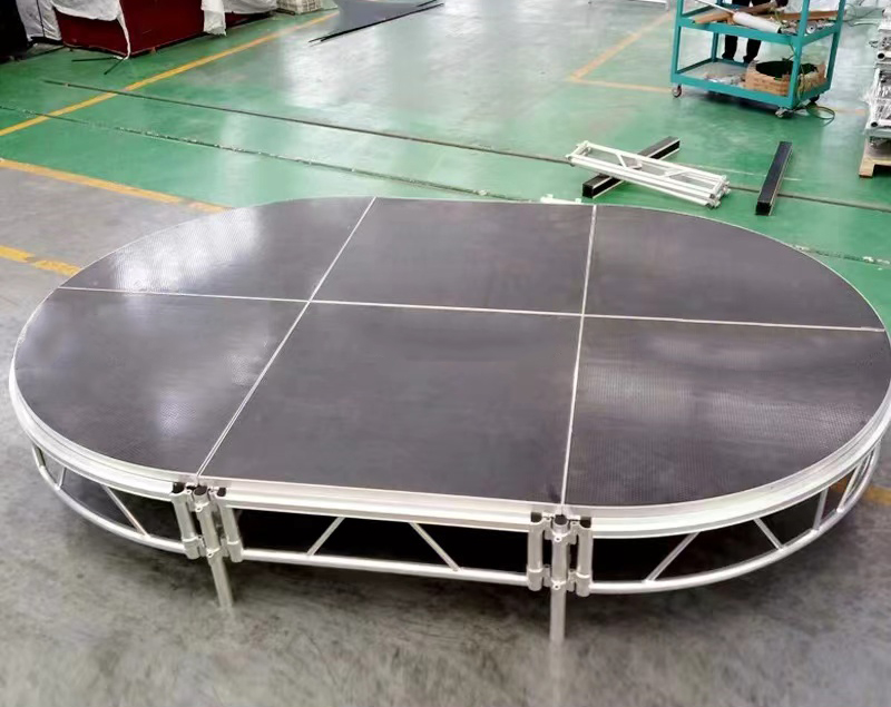 Lightweight Portable Aluminum Stage Platform Quick Assembly For Concerts