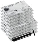 SUOCO 8 MEDIUM VACUUM STORAGE BAGS, SPACE SAVER BAGS WITH TRAVEL HAND PUMP,