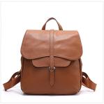 Backpacks Top Grain Leather Double Shoulder Bags Big Capacity Travel Bag