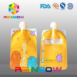 Wholesale Custmized Printed Spout Pouch Packaging , Nozzle Bags For Liquid Packaging from china suppliers