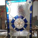 Handmade Church Colored Windows Tempered Insulated Stained Glass For Building