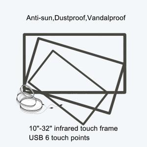 Wholesale 75Inch Infrared Ir Touch Display 10 Point Touch Screen Overlay from china suppliers