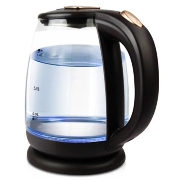 LED Light 1.8L Water Tea Kettle Clear Glass Electric Kettle 1800w BPA Free