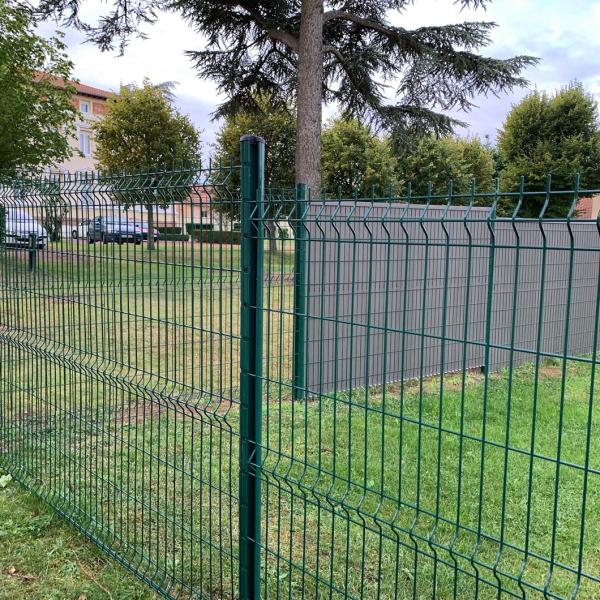 Pvc Coated 3d Bending Curved Garden Welded Wire Mesh Panel Fence Galvanized