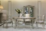 Luxury Classical Elegant Designs Oval Shaped Dinner Set Long Dining Table