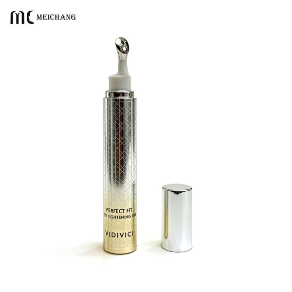 10ml / 15ml Double Layer Airless Pump Bottle with Zinc Alloy Nozzle for Eye Cream